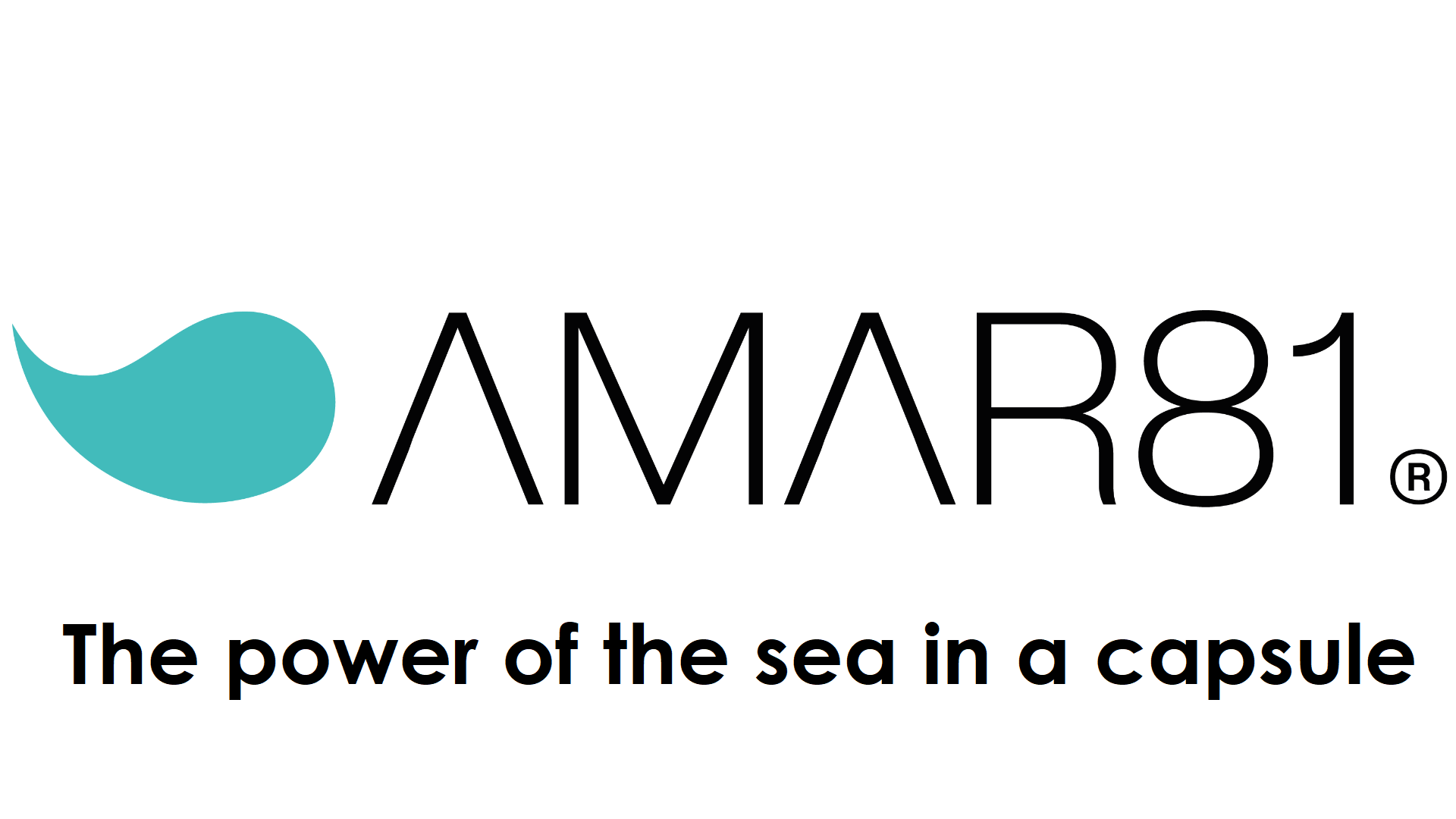 AMAR81 Logo - The power of the sea in a capsule